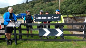 Cycling the Caledonian canal